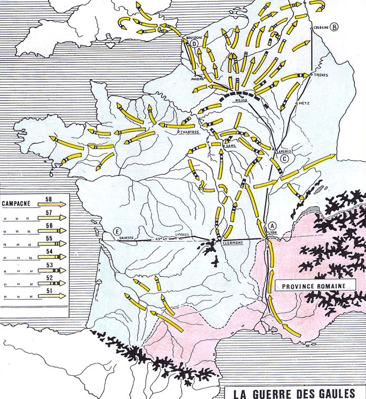 La guerre des Gaules