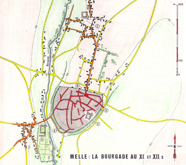 Melle : la bougade au XIe et XIIe s.